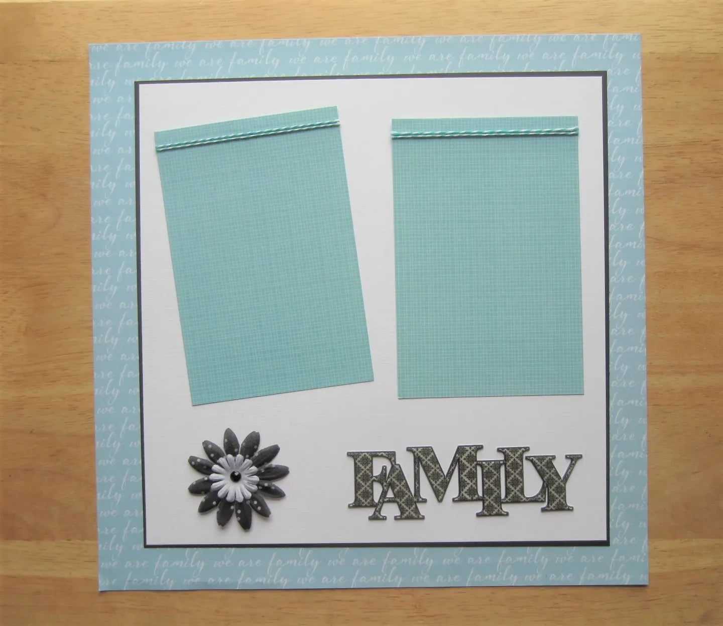 Family Scrapbook Page