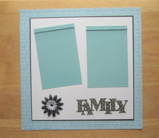 Family Scrapbook Page