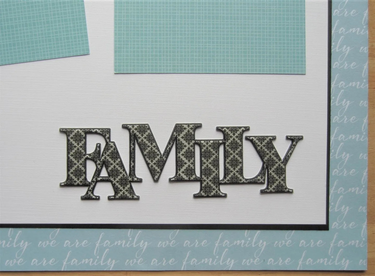 Family Scrapbook Page