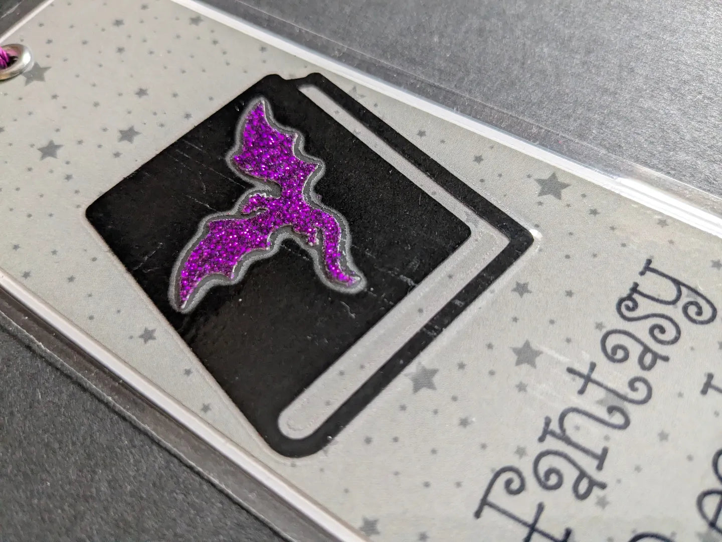 Fantasy Reader Dragon Laminated Bookmark