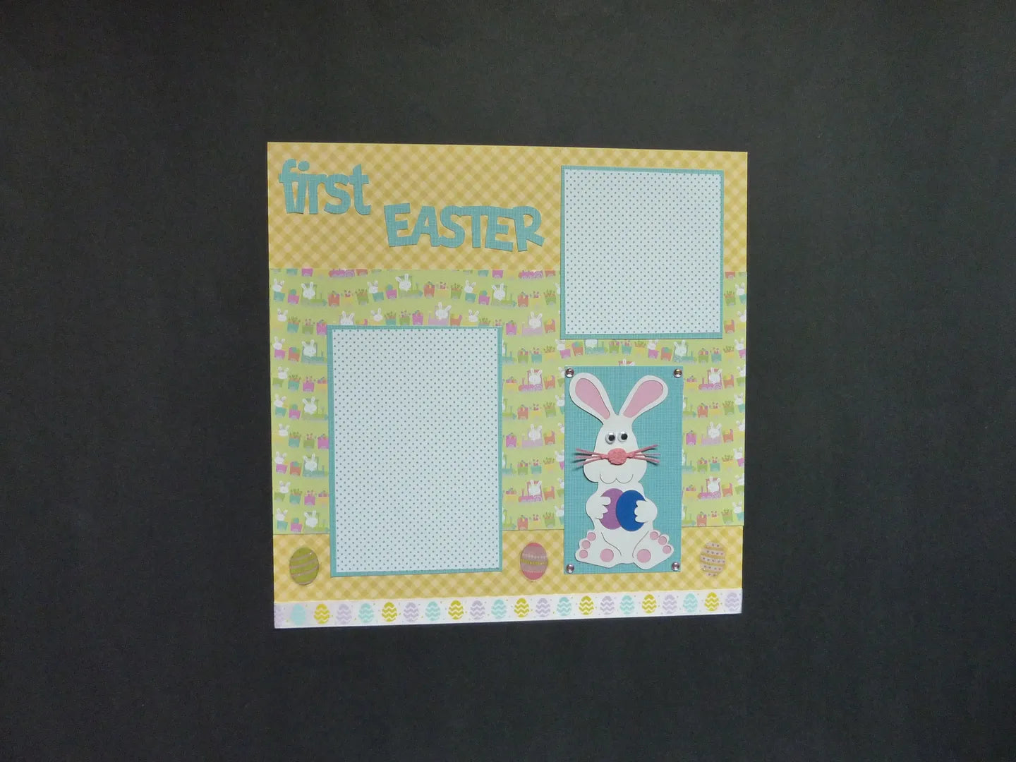 Easter Scrapbook Page