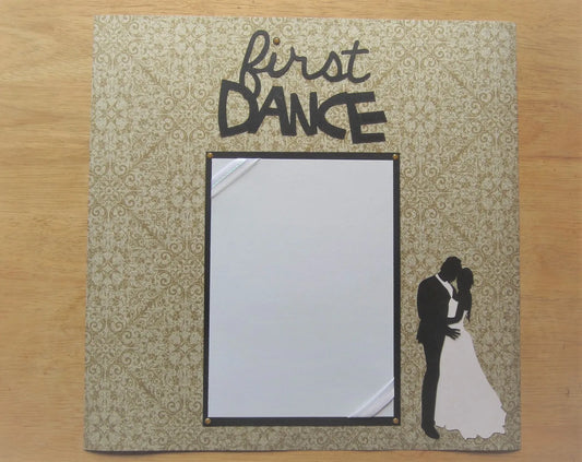 First Dance Scrapbook Page