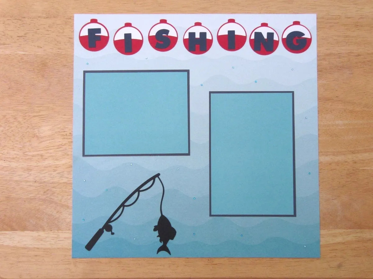 Fishing Scrapbook Page