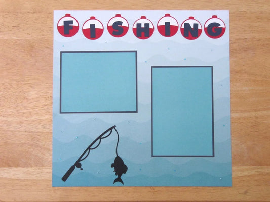 Fishing Scrapbook Page