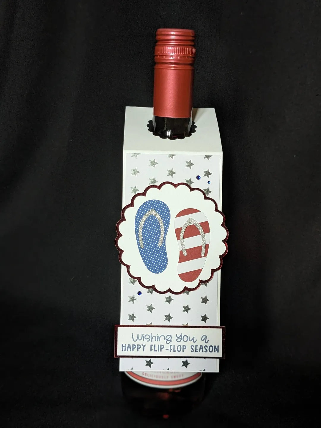 Flip Flop Bottle Gift Tag