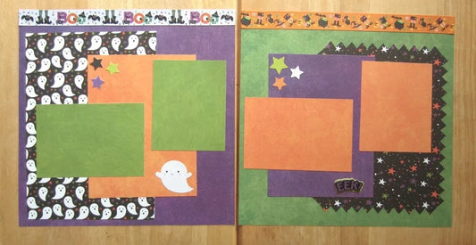 Halloween Scrapbook Pages