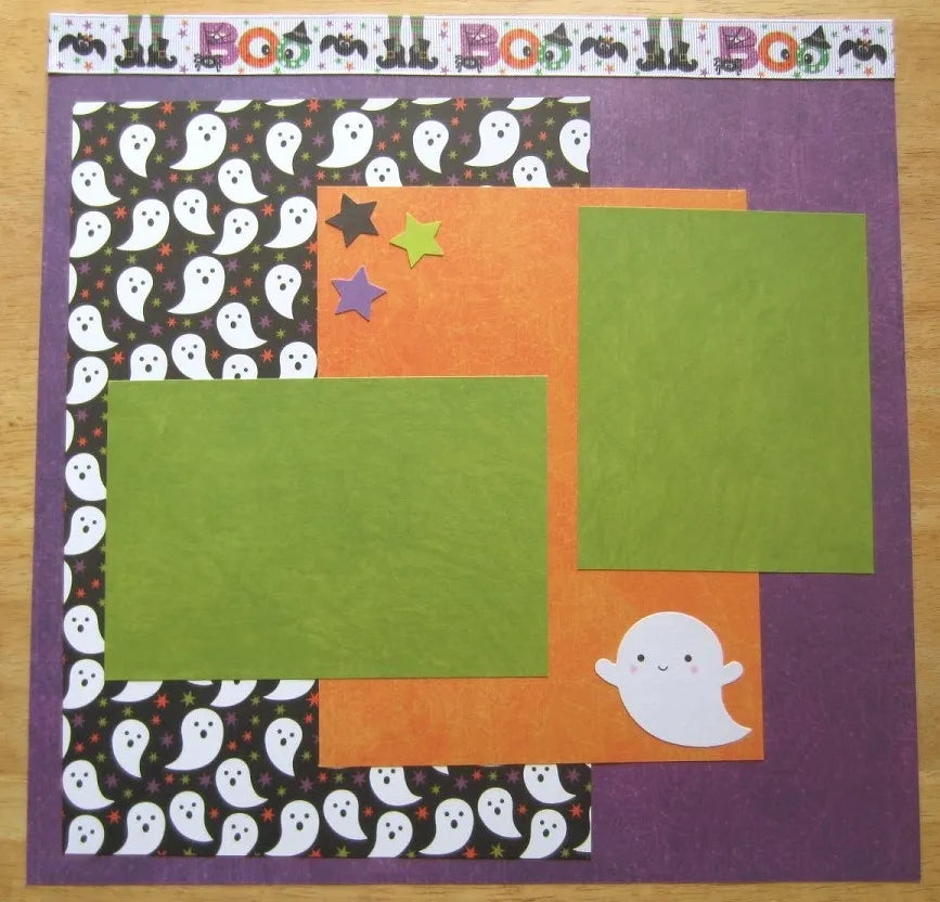 Halloween Scrapbook Pages