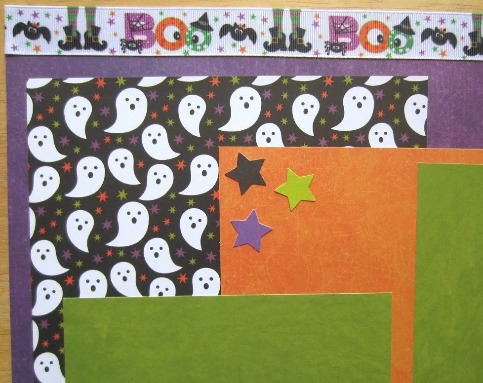 Halloween Scrapbook Pages