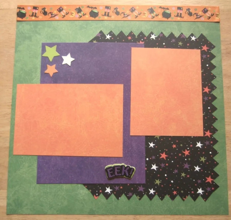 Halloween Scrapbook Pages