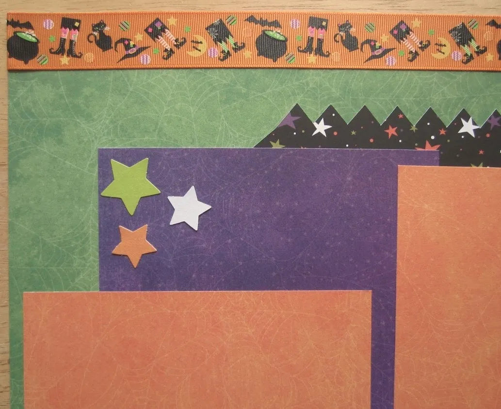 Halloween Scrapbook Pages