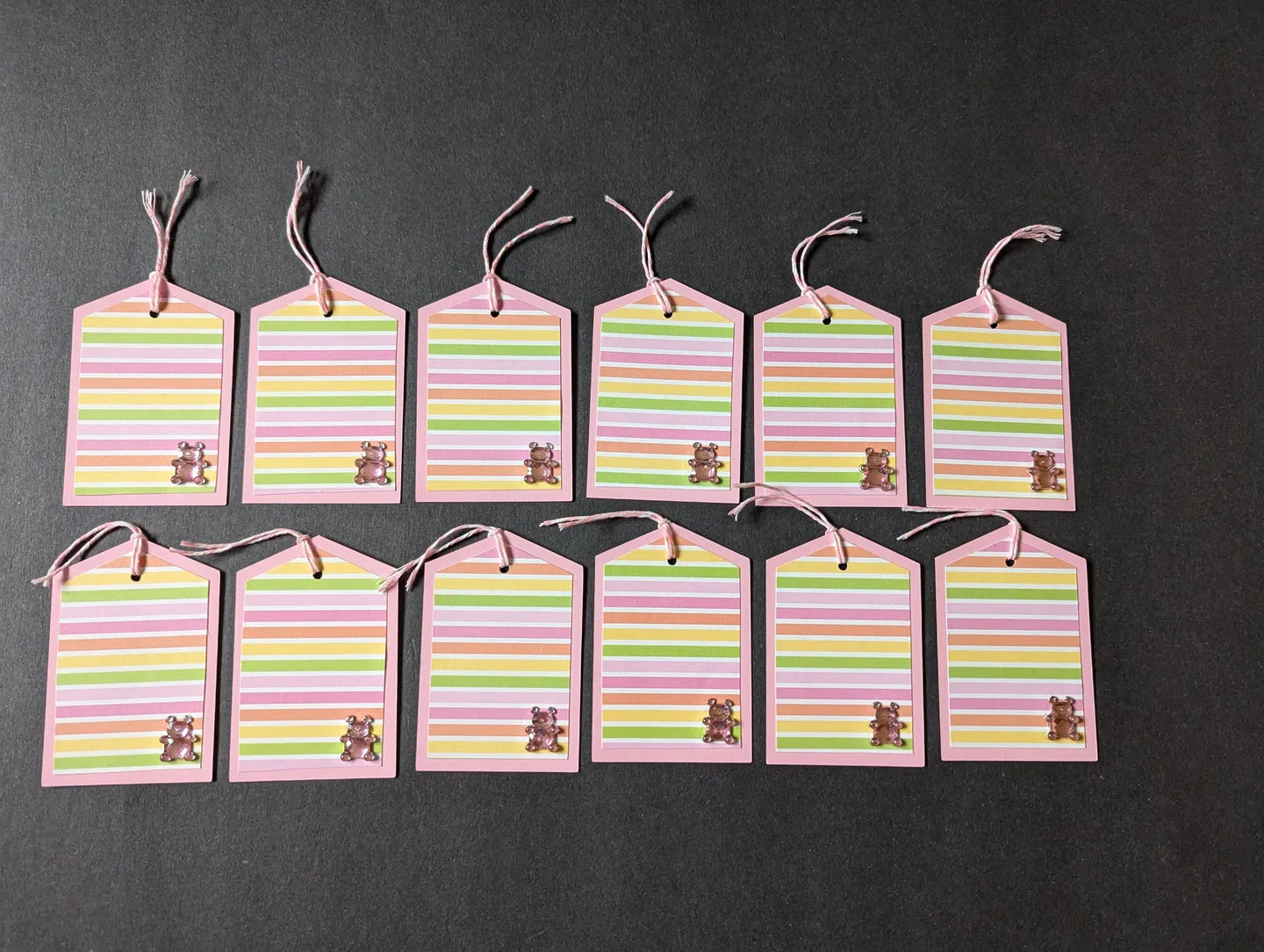 Baby Girl Gift Tags (Set of 12)