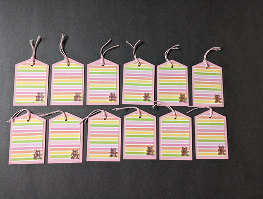 Baby Girl Gift Tags (Set of 12)