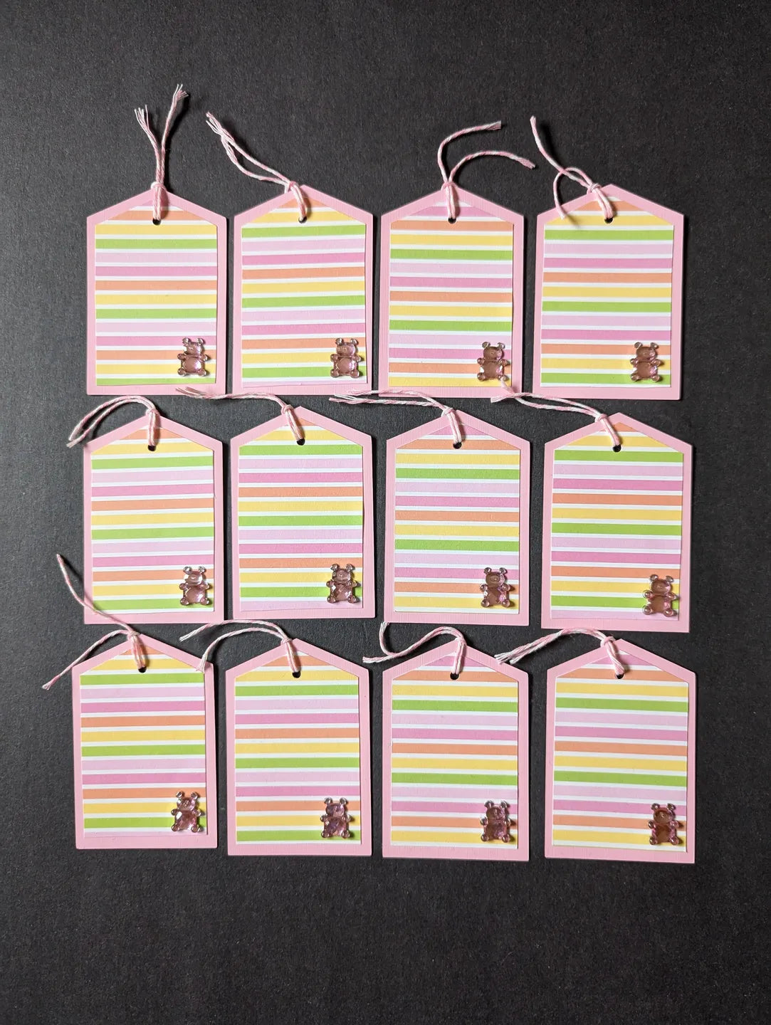 Baby Girl Gift Tags (Set of 12)