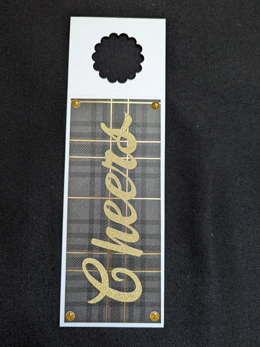 Cheers Bottle Gift Tag