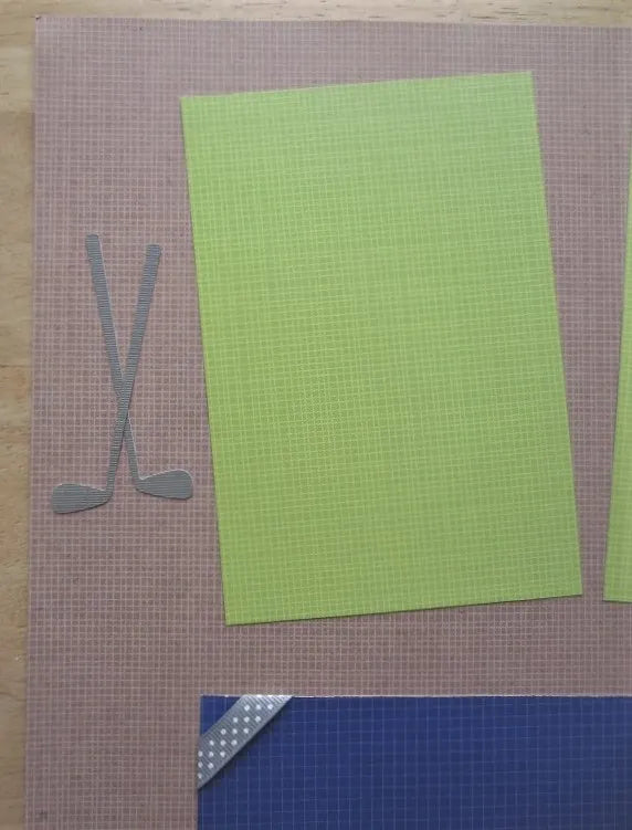 Golf/Mini Golf Scrapbook Pages