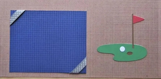 Golf/Mini Golf Scrapbook Pages