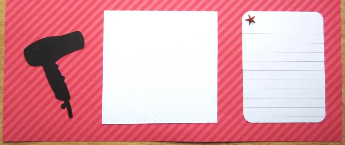 1st Haircut Scrapbook Page