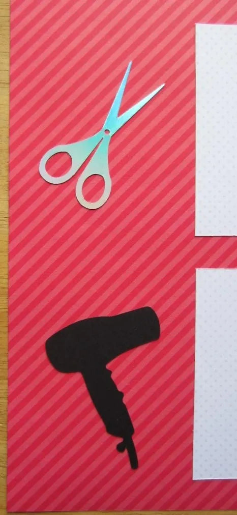 1st Haircut Scrapbook Page