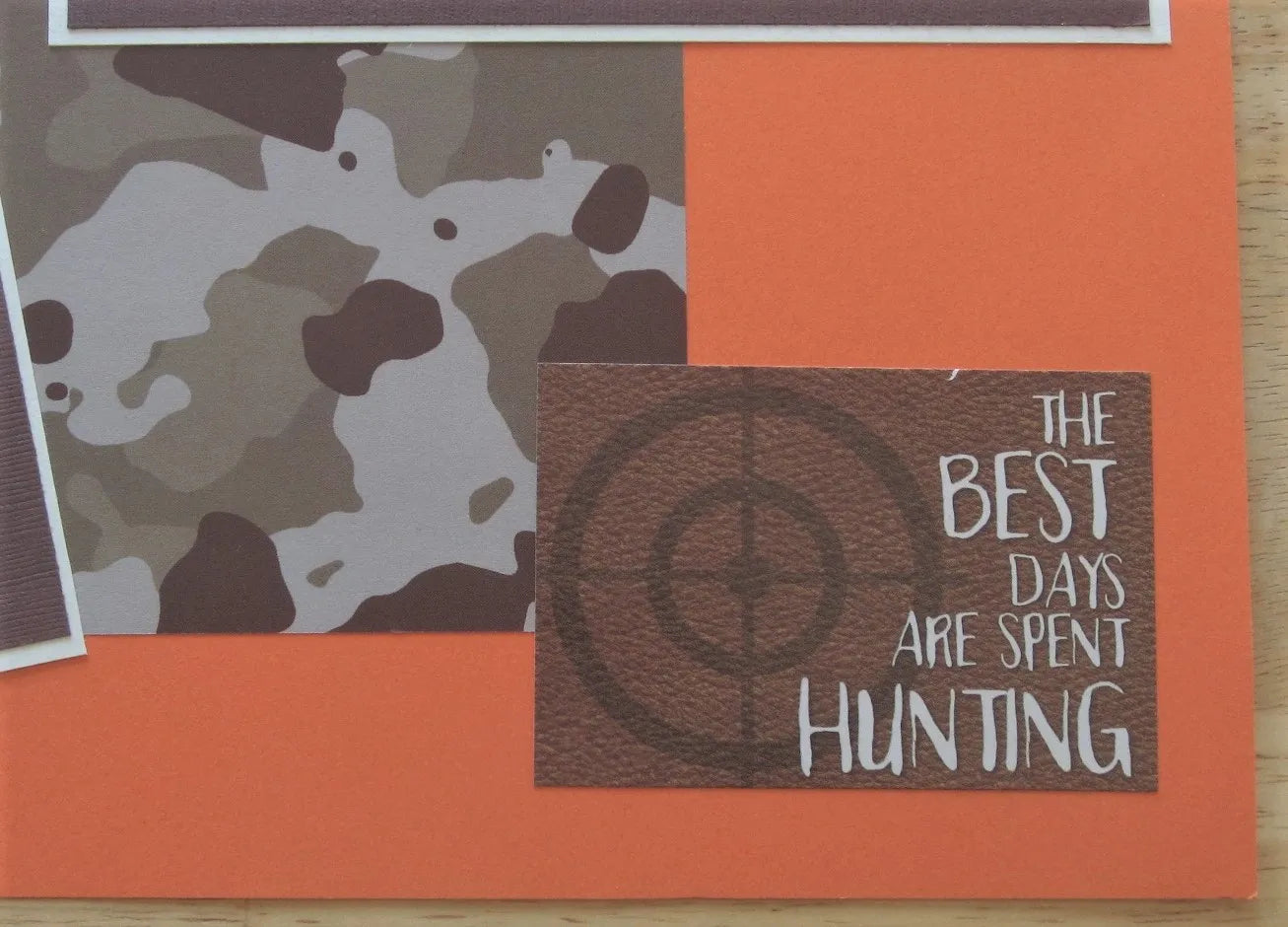 Hunting Scrapbook Page
