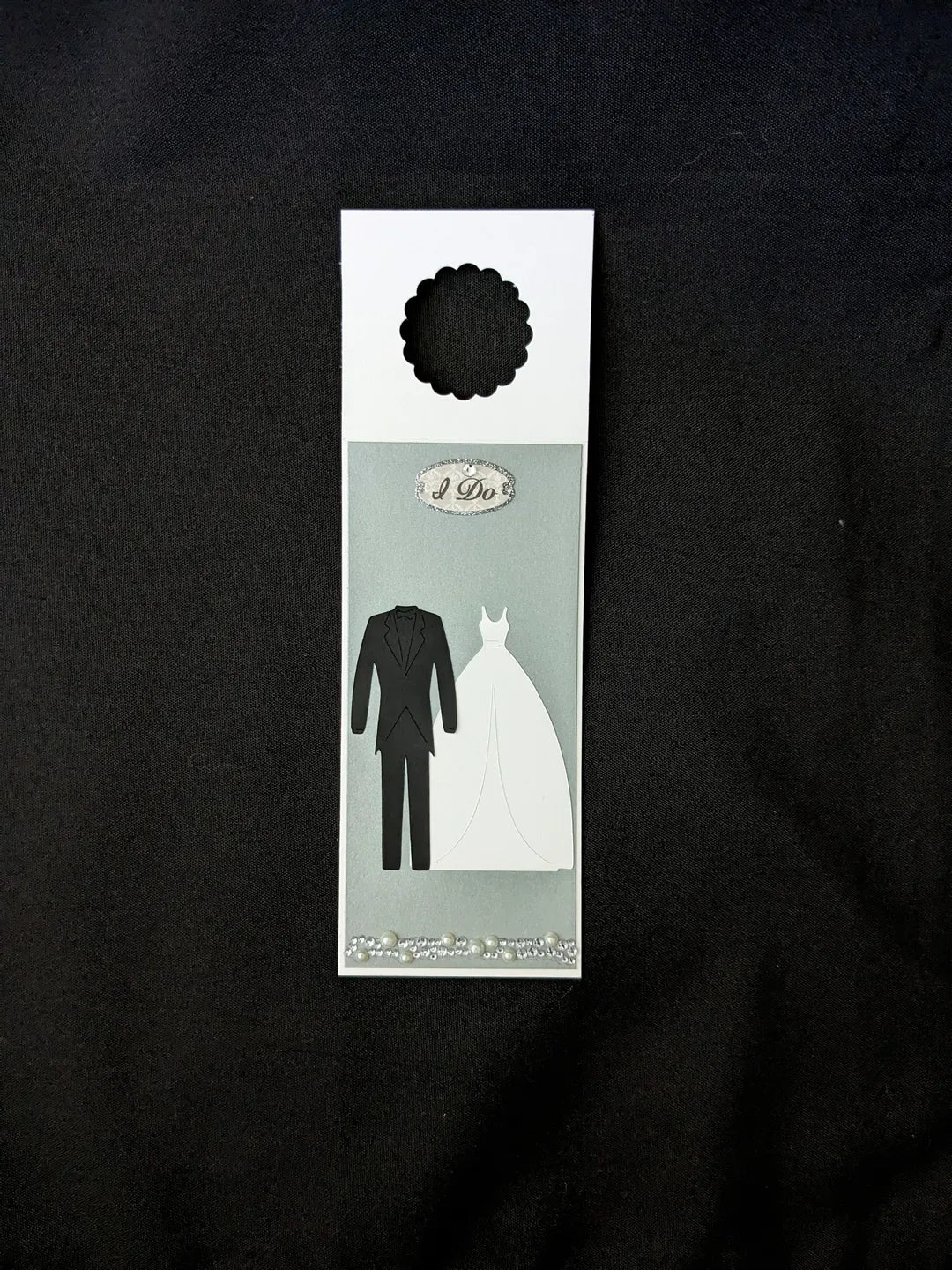 Bride and Groom Wedding Bottle Gift Tag