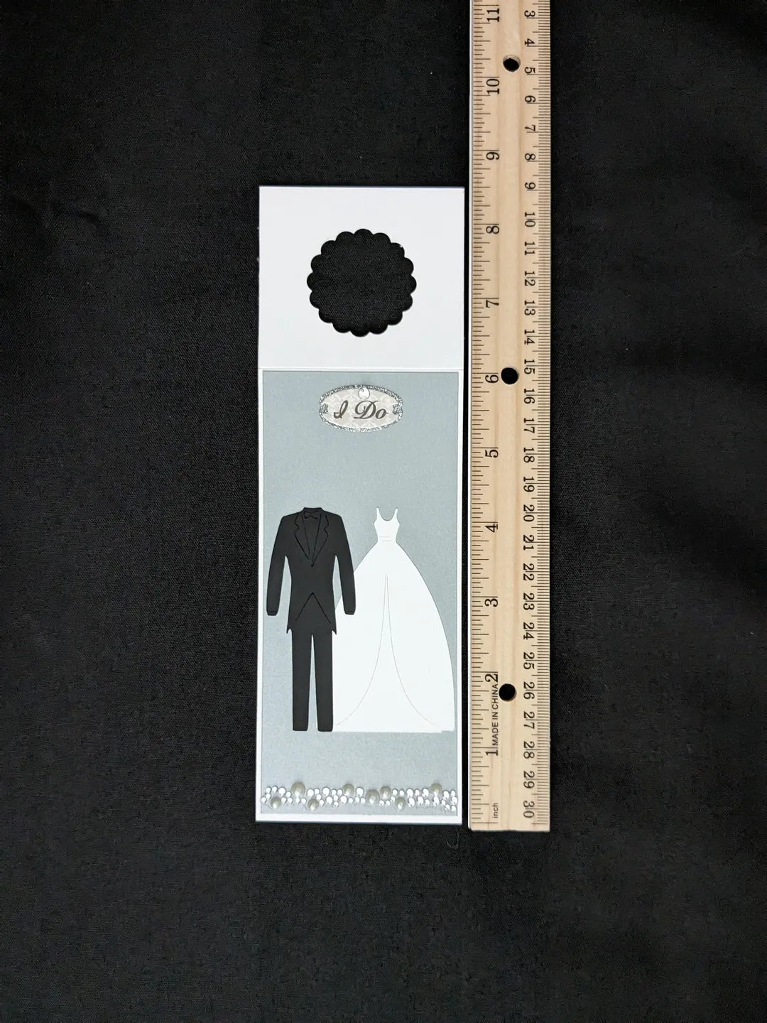 Bride and Groom Wedding Bottle Gift Tag