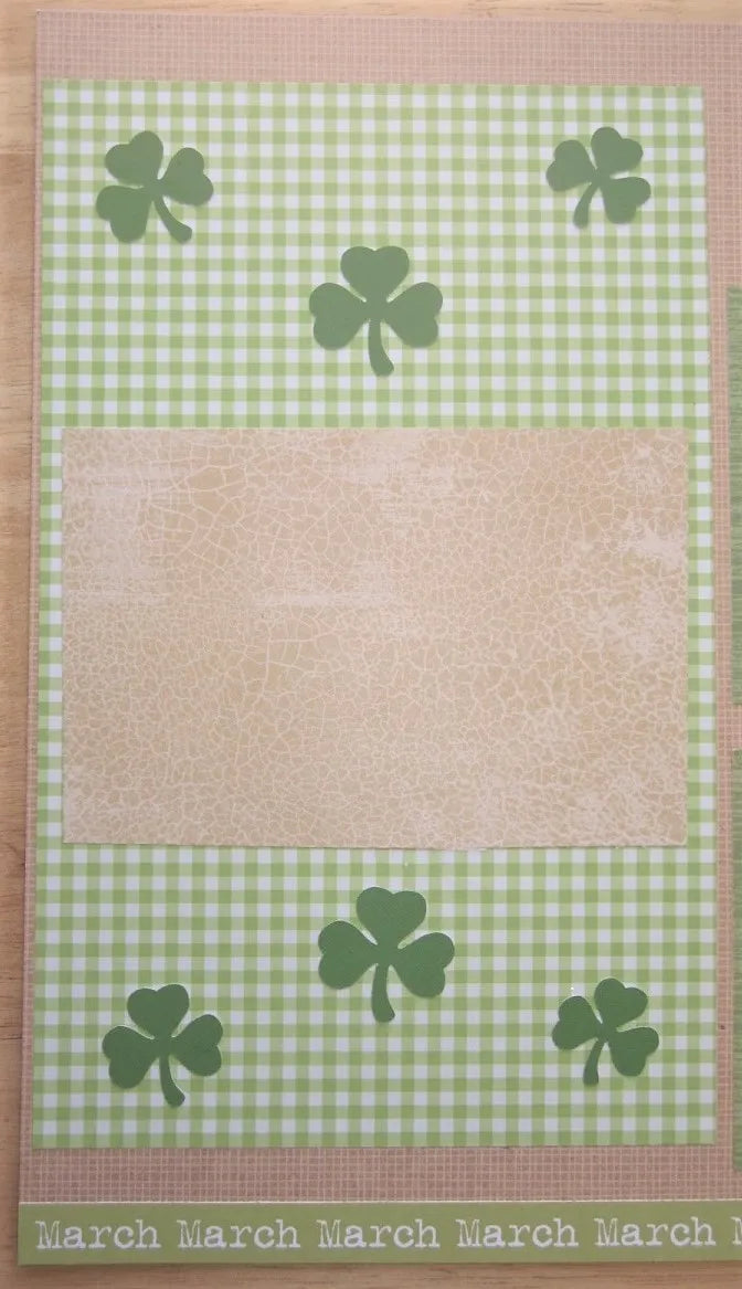 St. Patrick's Day Scrapbook Pages