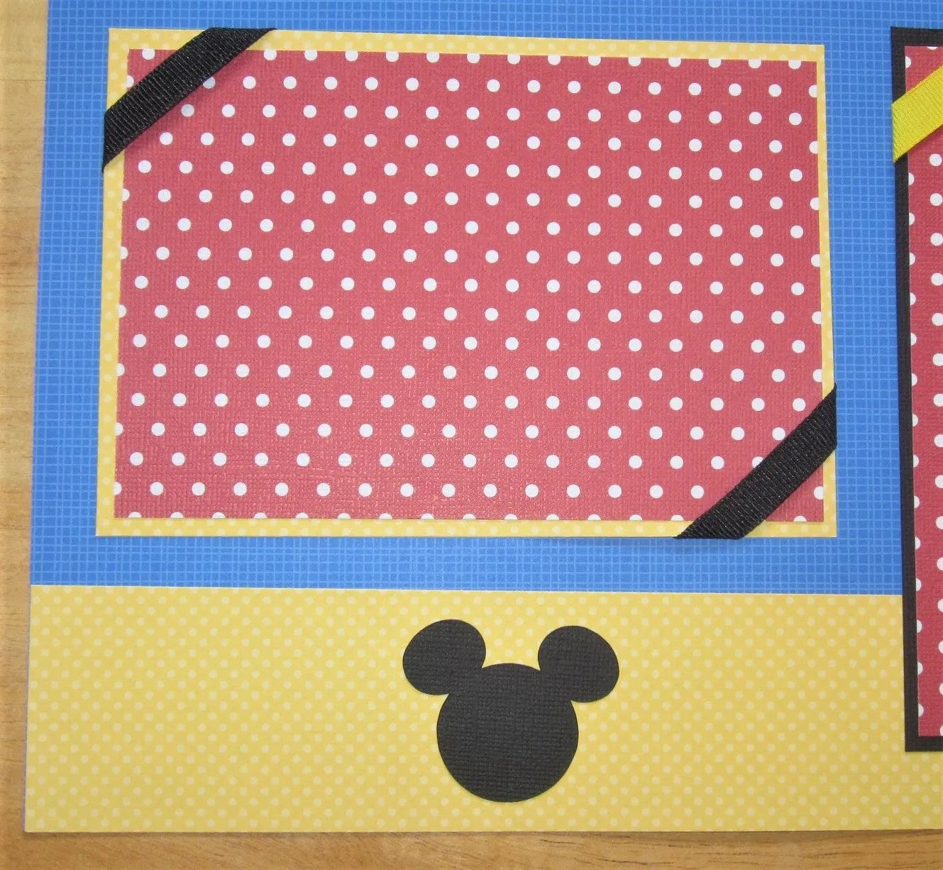 Mickey Mouse Scrapbook Page