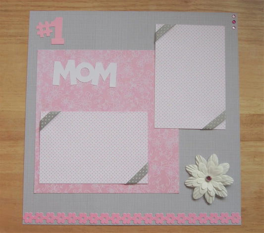 Mom Scrapbook Page