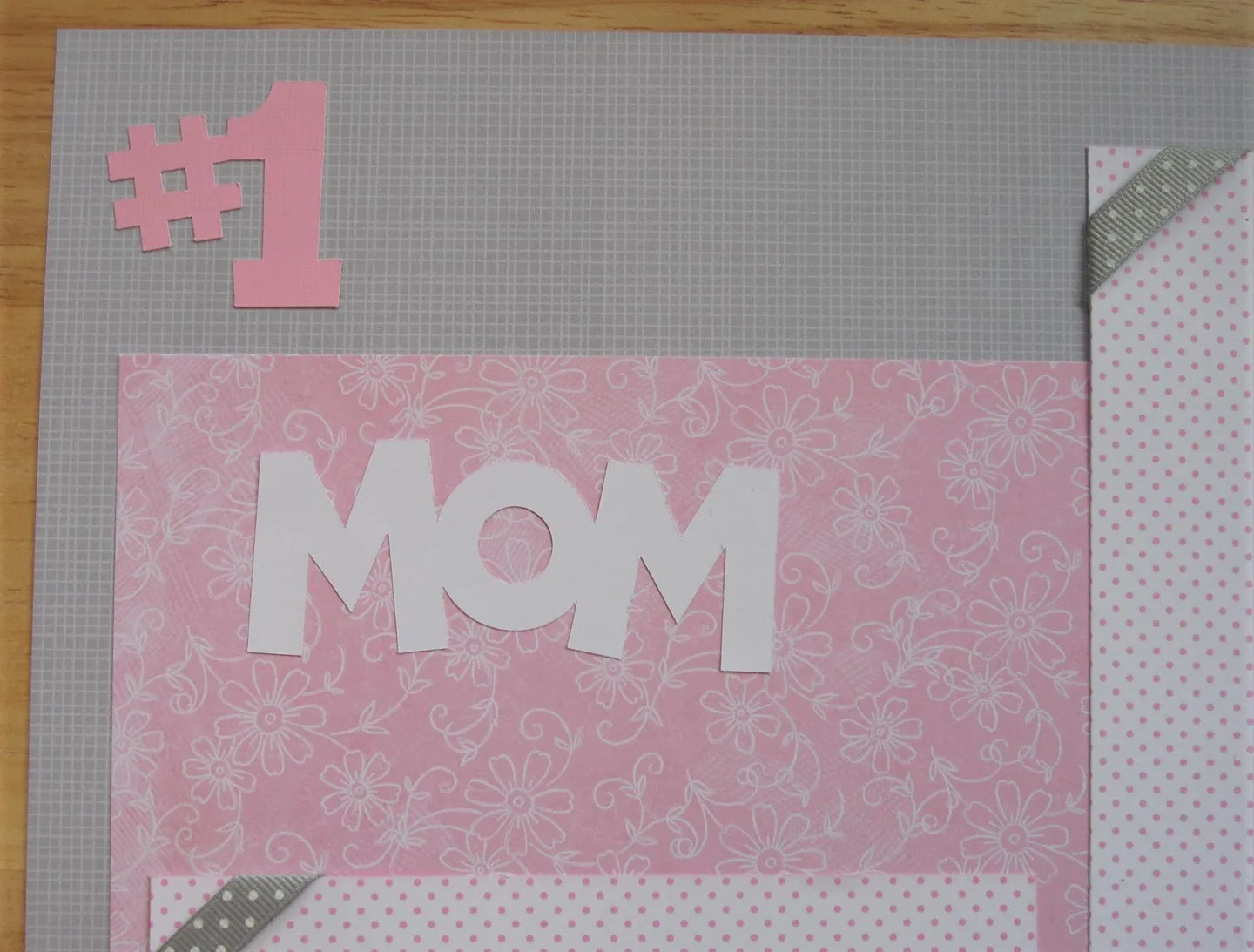 Mom Scrapbook Page