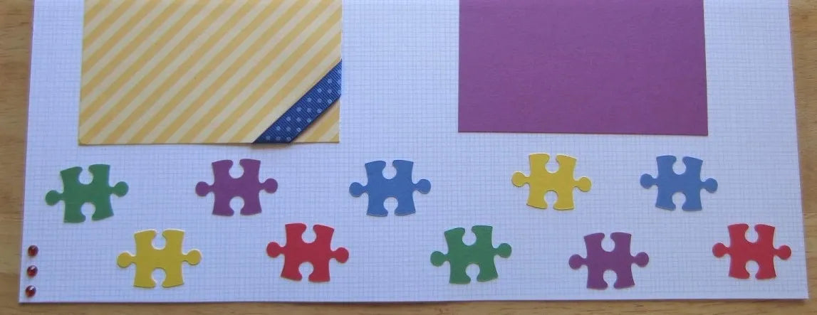 Love You to Pieces Scrapbook Page