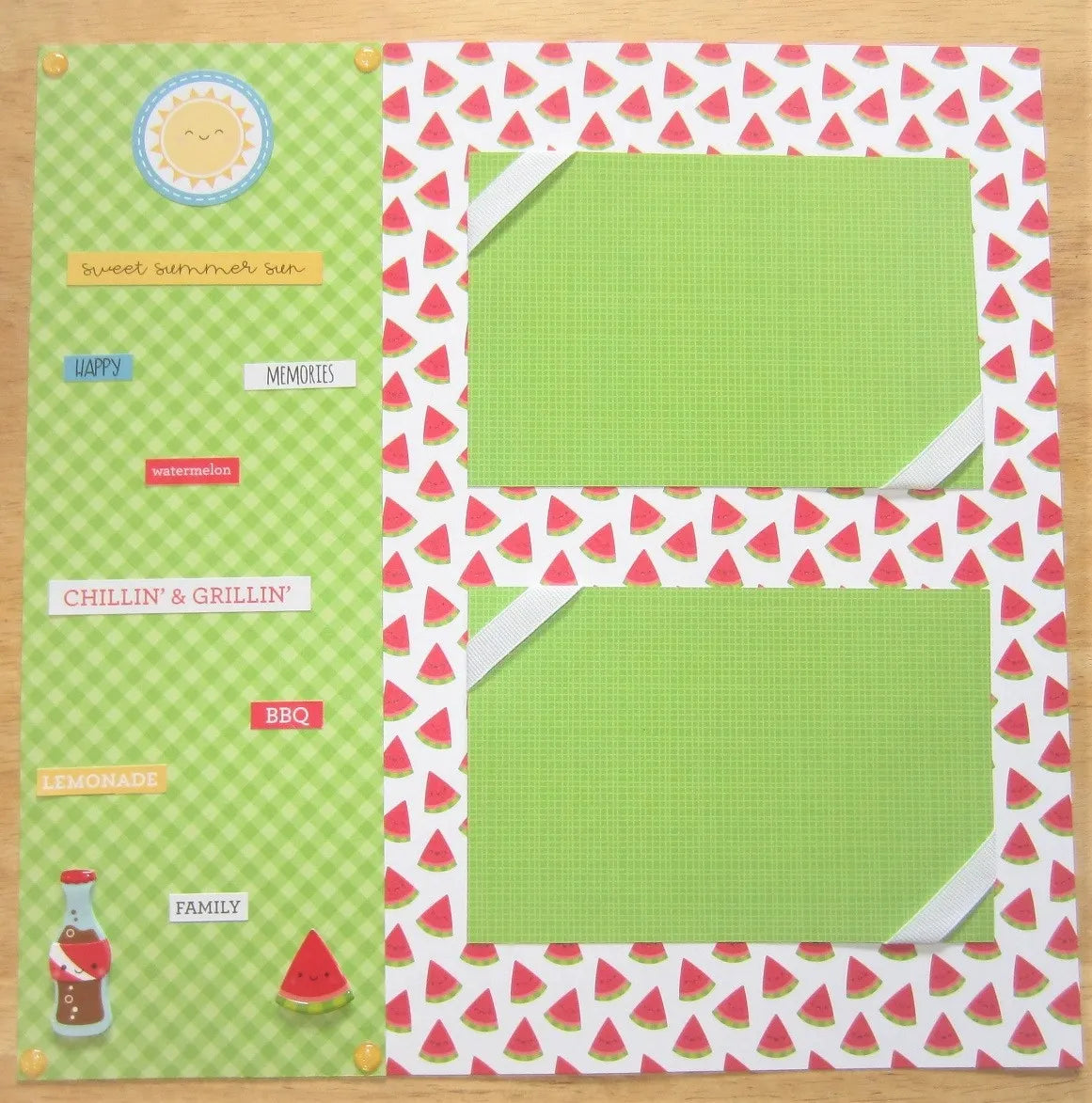 Picnic Scrapbook Pages