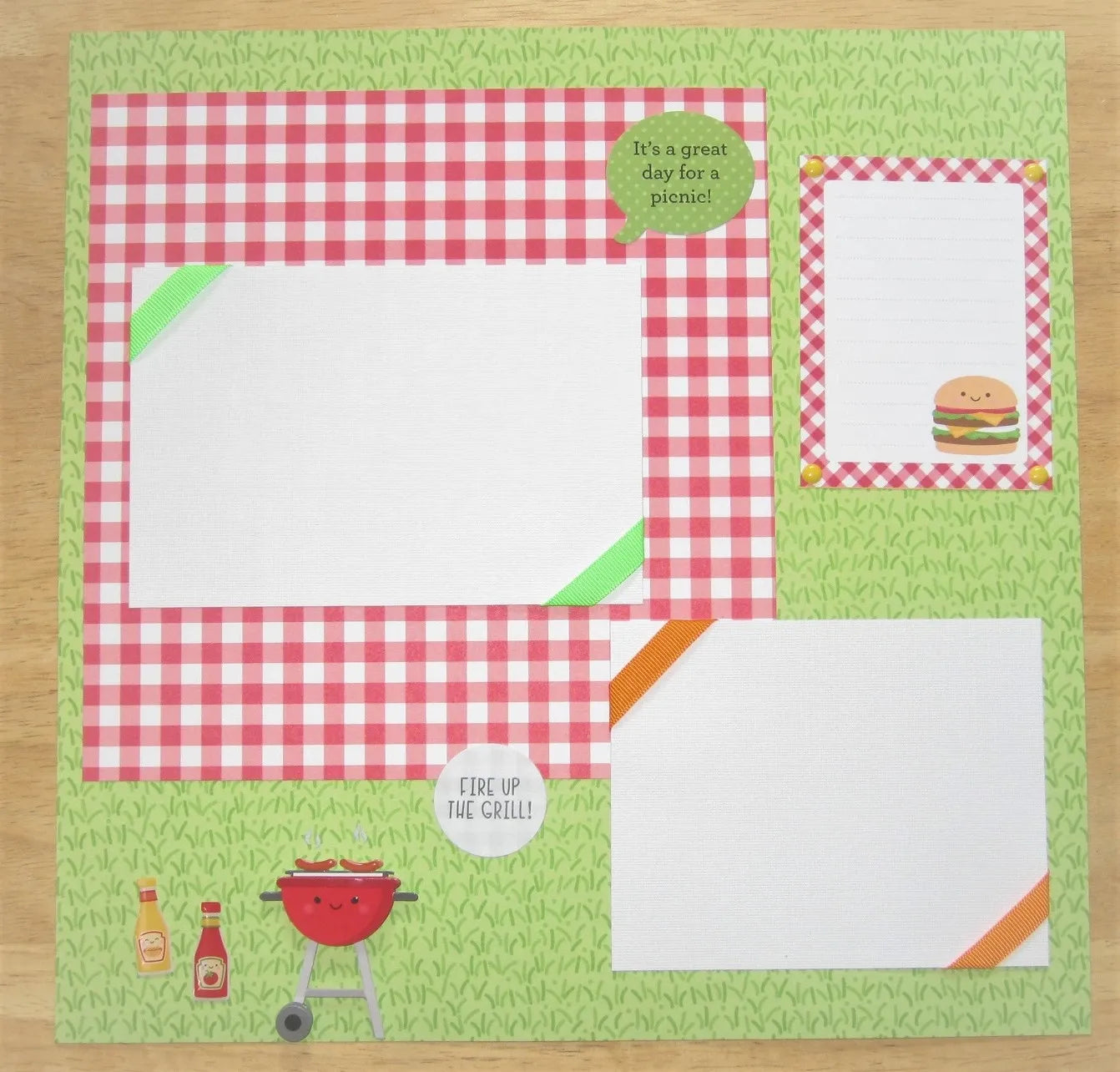 Picnic Scrapbook Pages