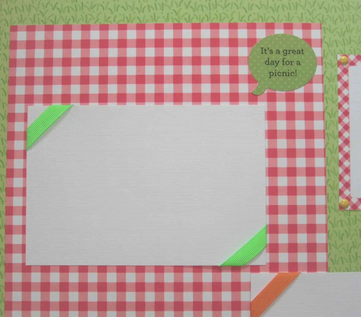 Picnic Scrapbook Pages