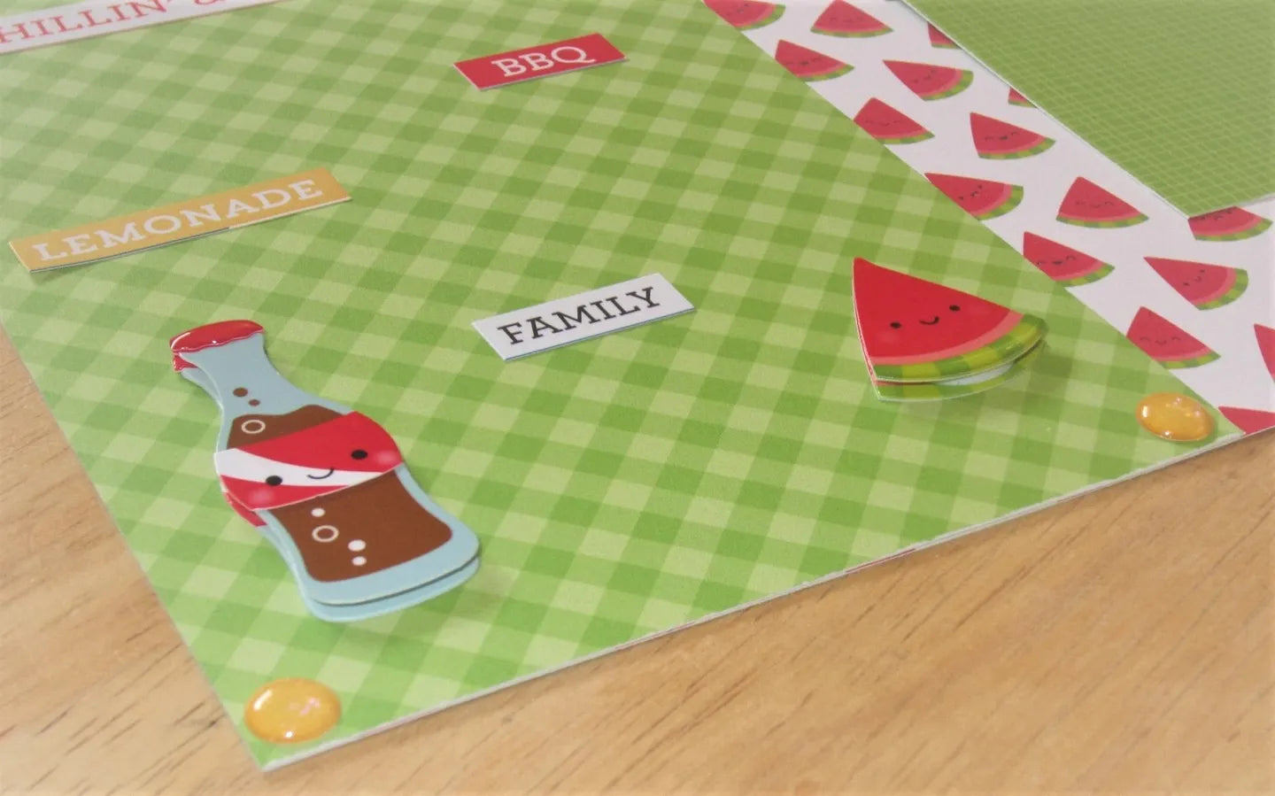 Picnic Scrapbook Pages