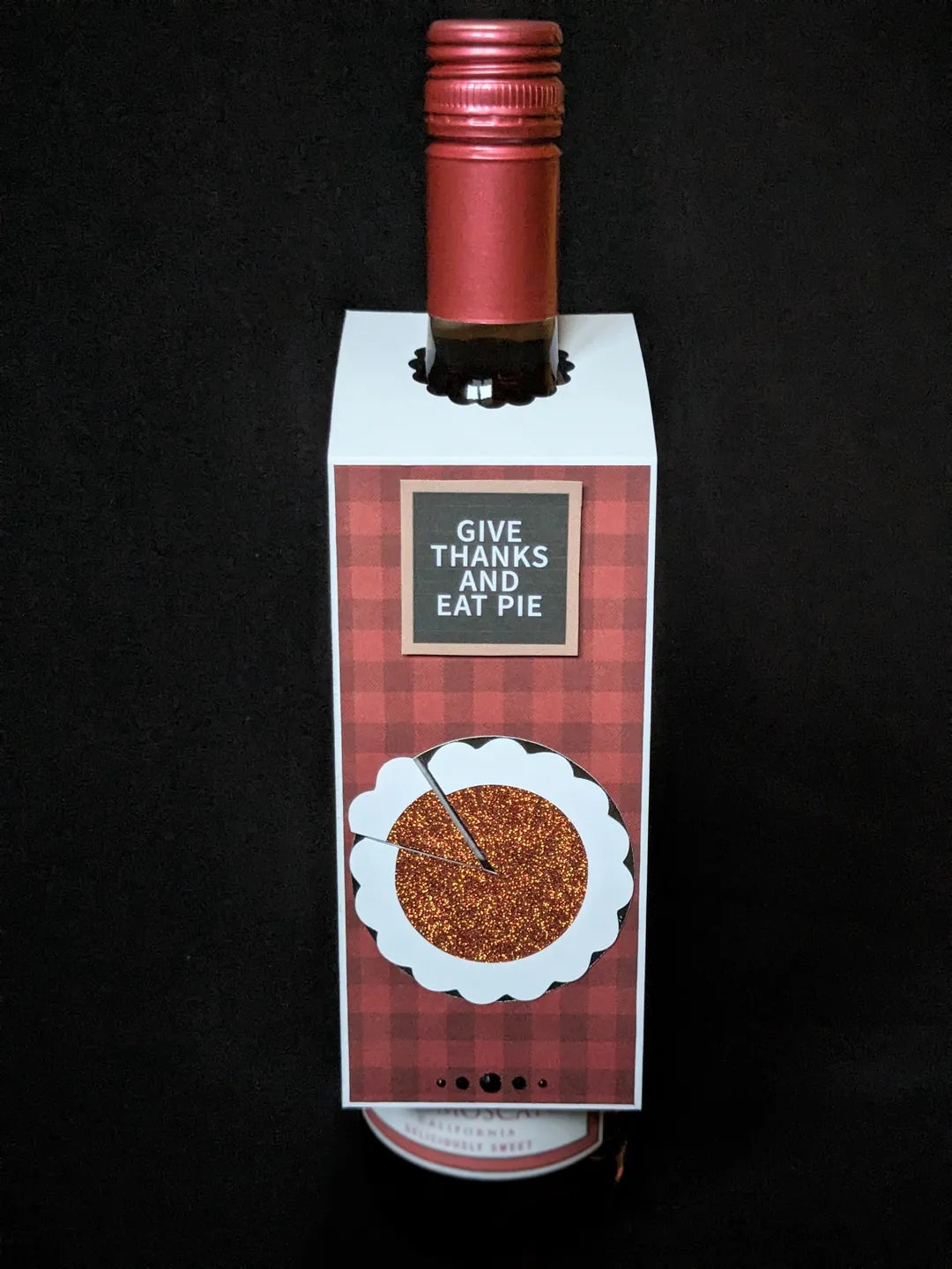 Thanksgiving Bottle Gift Tag