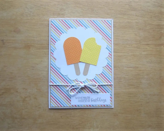 Popsicle Birthday Card