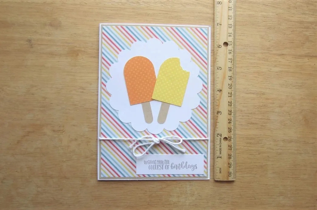 Popsicle Birthday Card