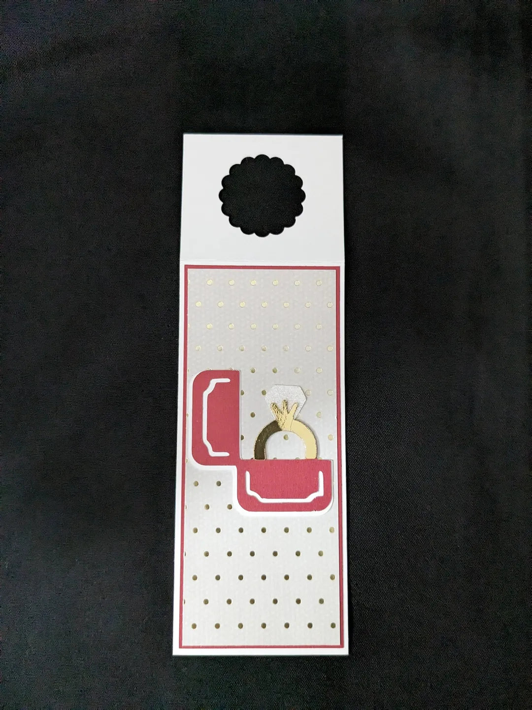 Wedding Ring Bottle Gift Tag