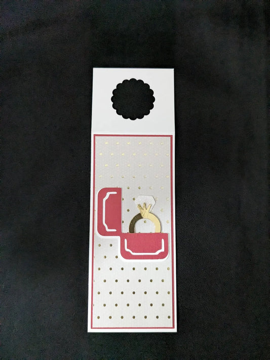 Wedding Ring Bottle Gift Tag