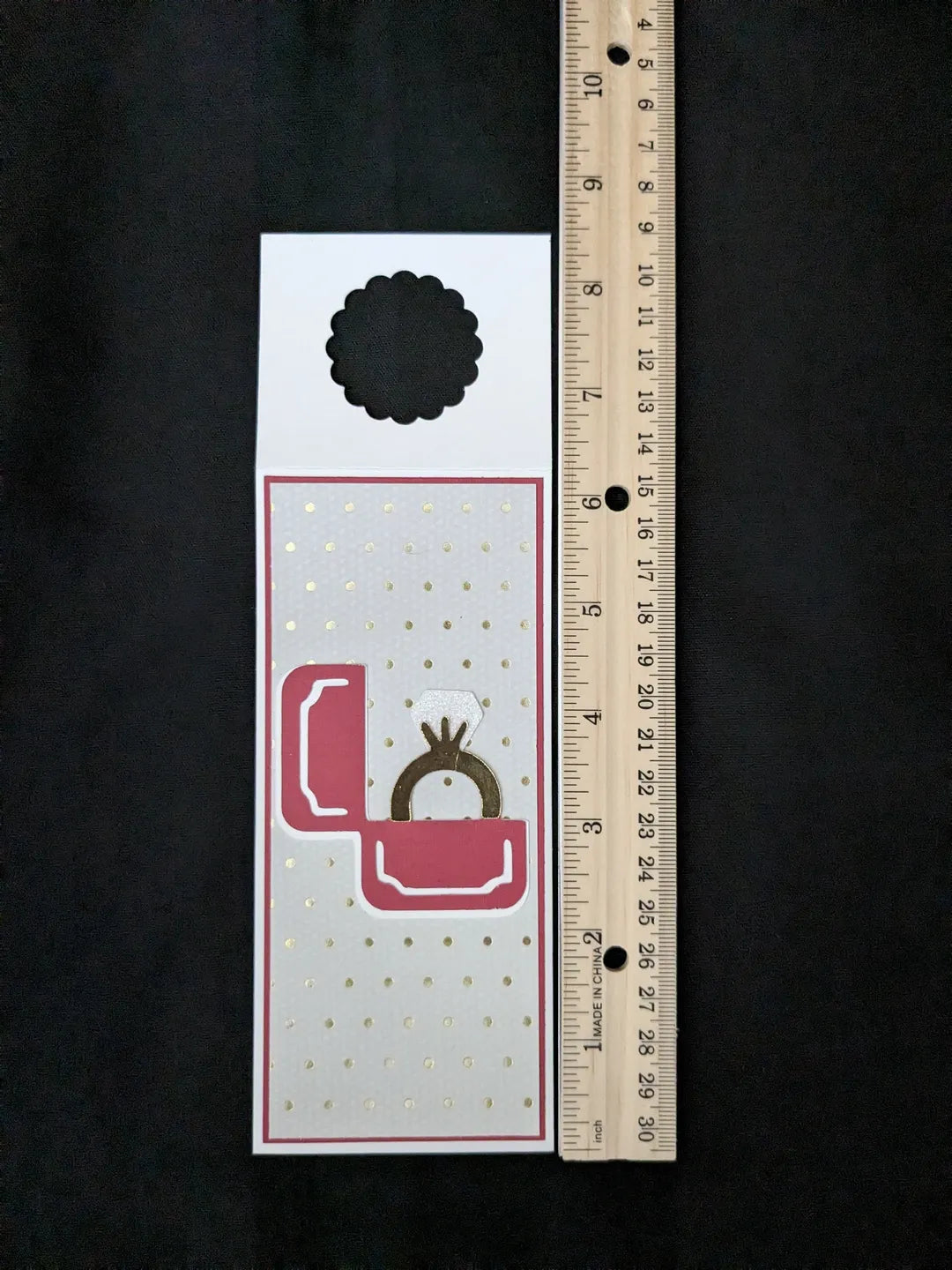 Wedding Ring Bottle Gift Tag