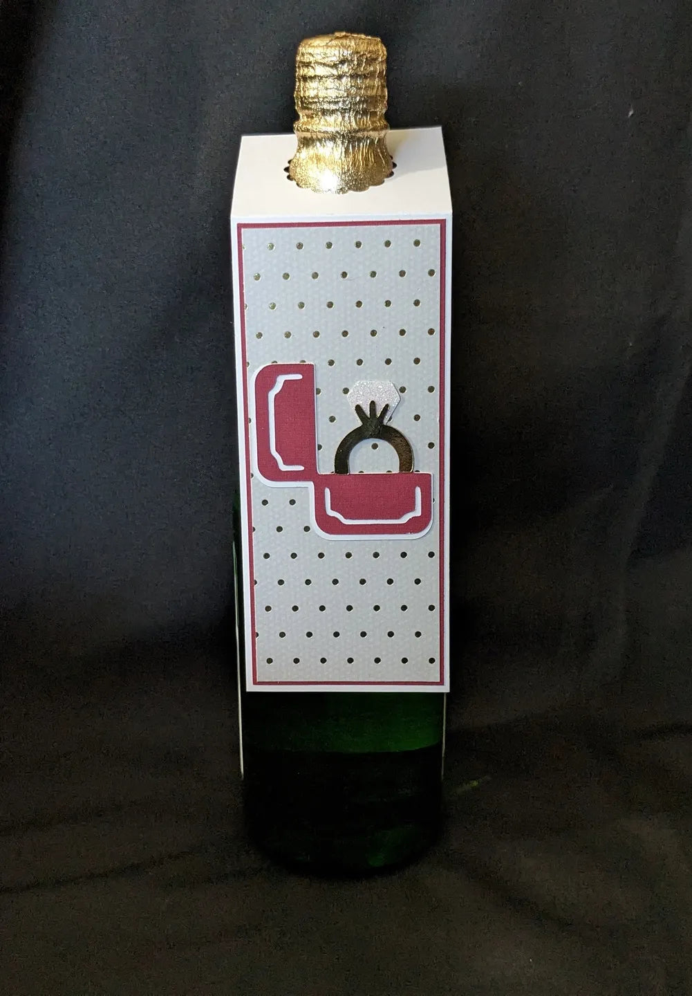 Wedding Ring Bottle Gift Tag