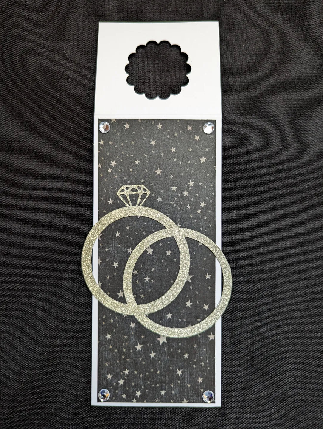 Wedding Rings Bottle Gift Tag