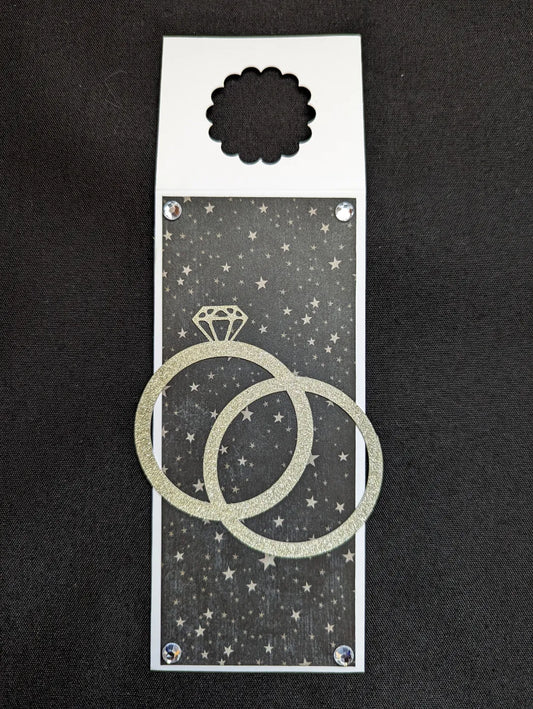 Wedding Rings Bottle Gift Tag