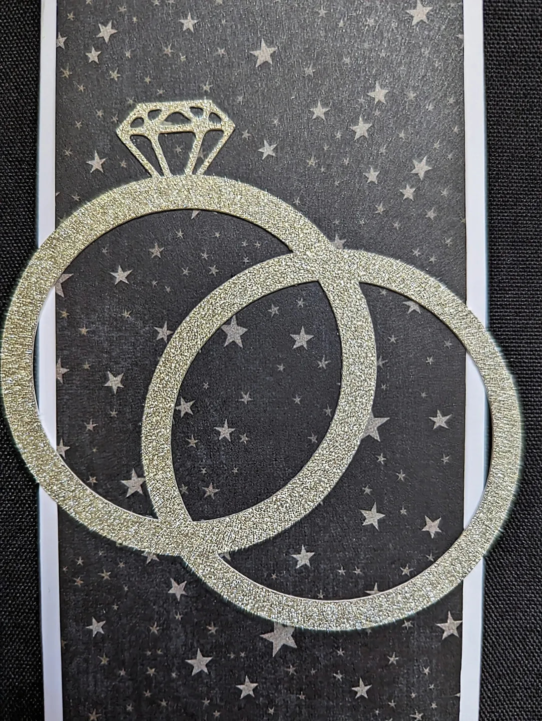 Wedding Rings Bottle Gift Tag