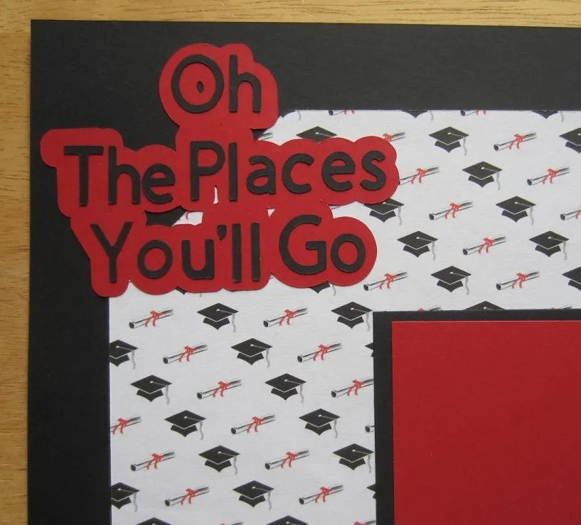 Graduation Scrapbook Page