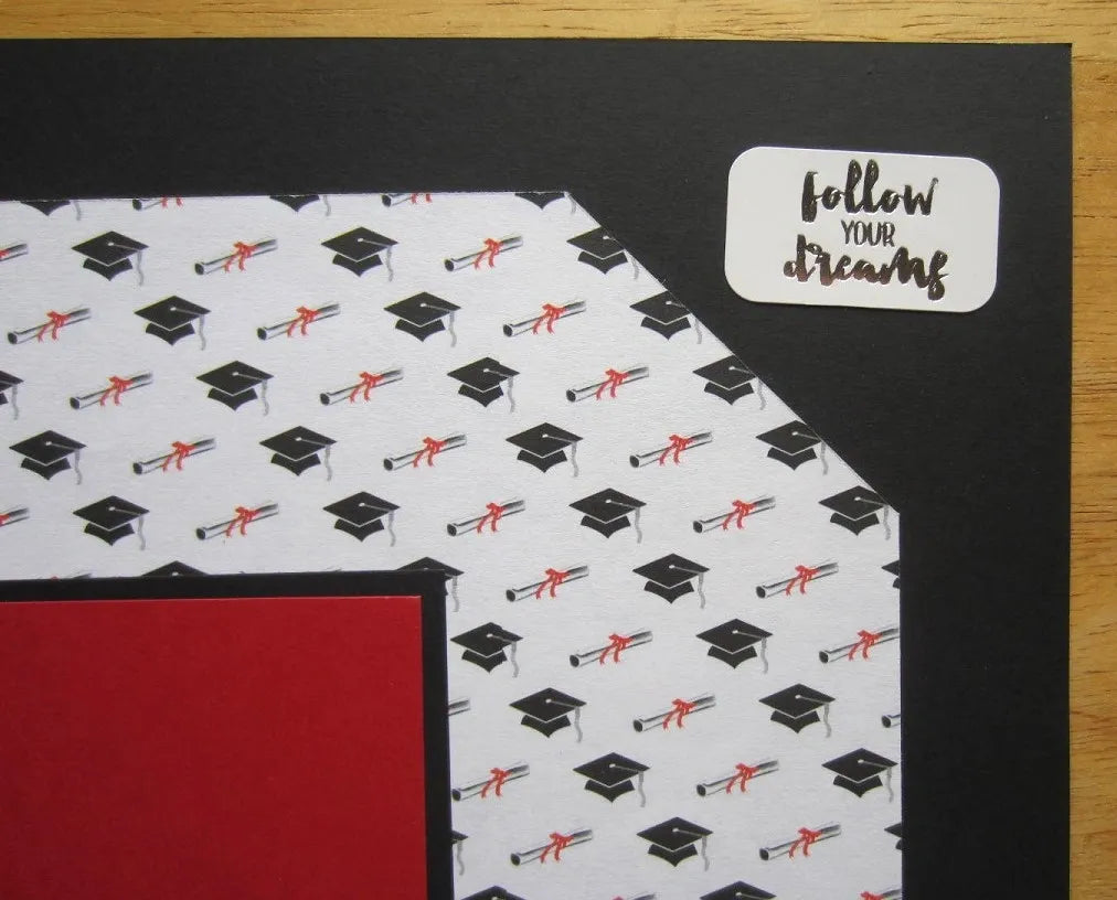 Graduation Scrapbook Page