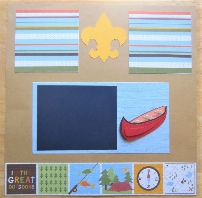 Scouts Scrapbook Page