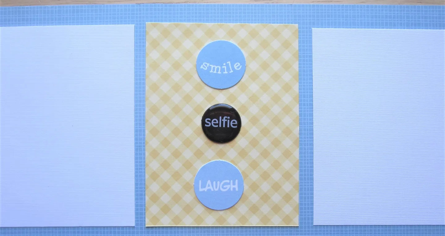 Selfie Scrapbook Page