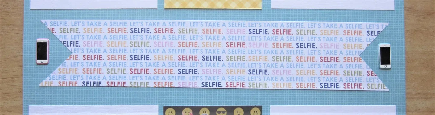 Selfie Scrapbook Page