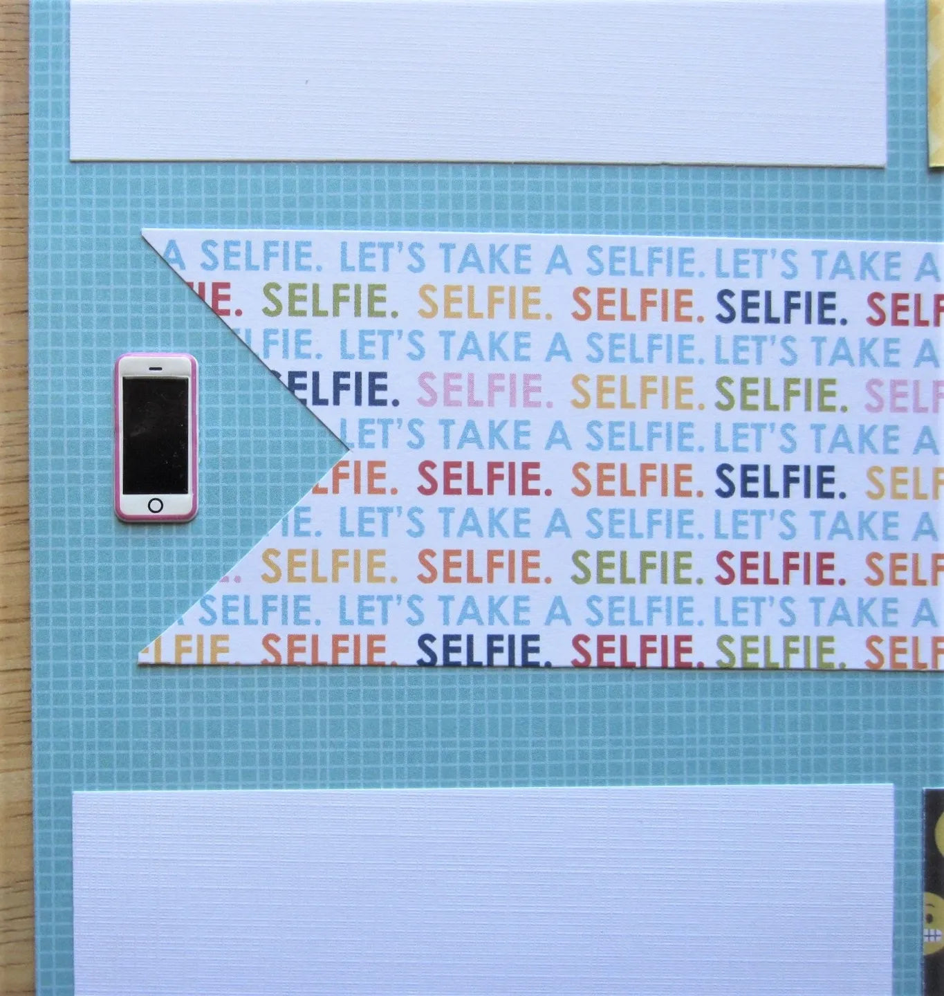 Selfie Scrapbook Page